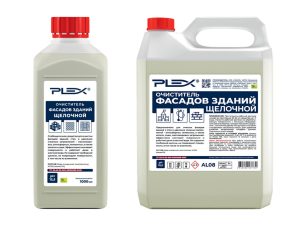 Слабощелочное средство для очистки фасадов зданий